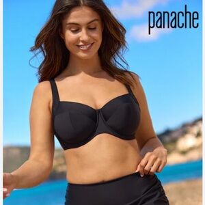 Women Two Piece Black Bikini Set High Waisted Push Up Swimsuits Size XXL